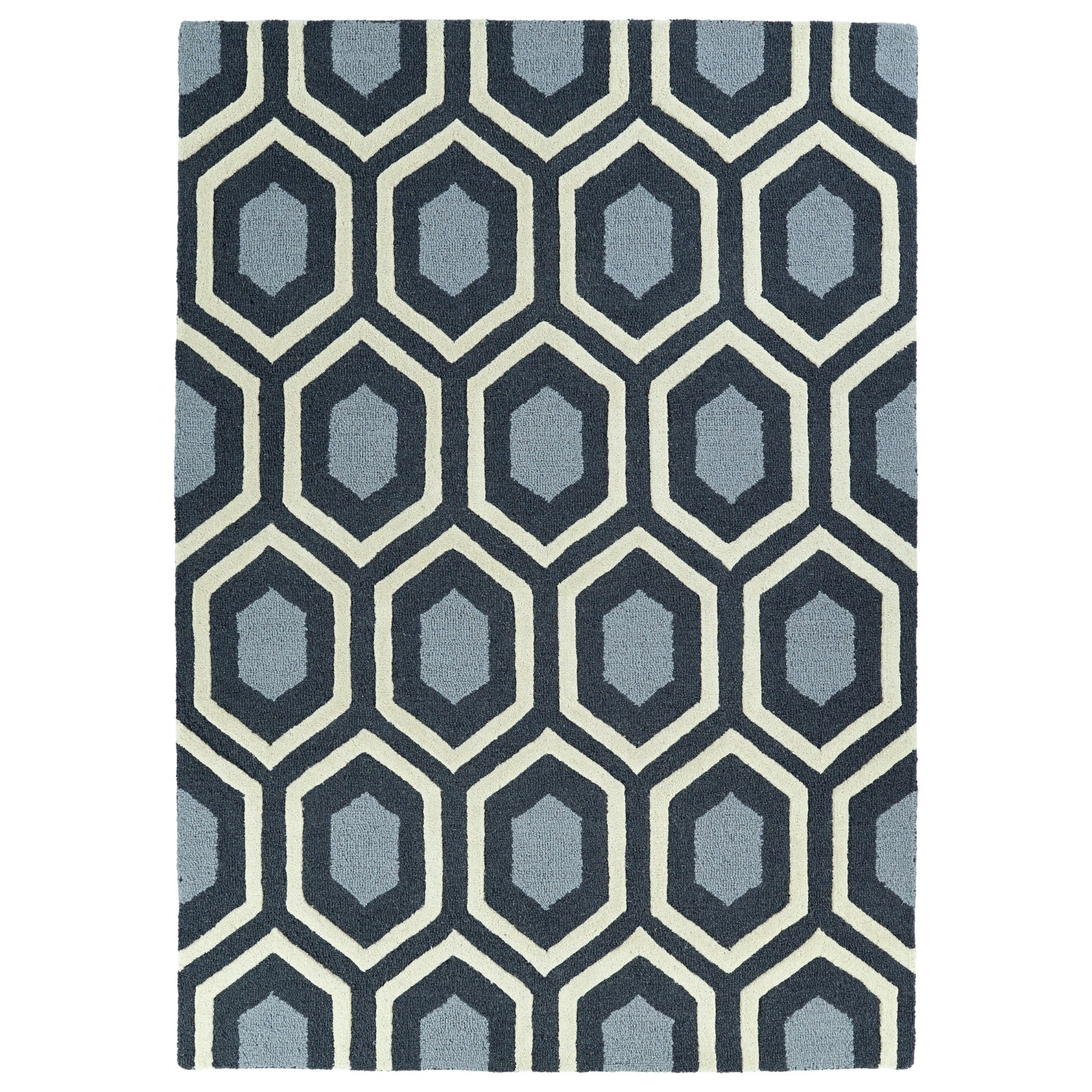 Spaces Hand Tufted Area Rug - 3' x 5', Charcoal, SPA03