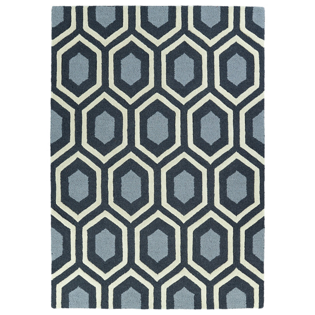 Spaces Hand Tufted Area Rug - 2' x 3', Charcoal, SPA03