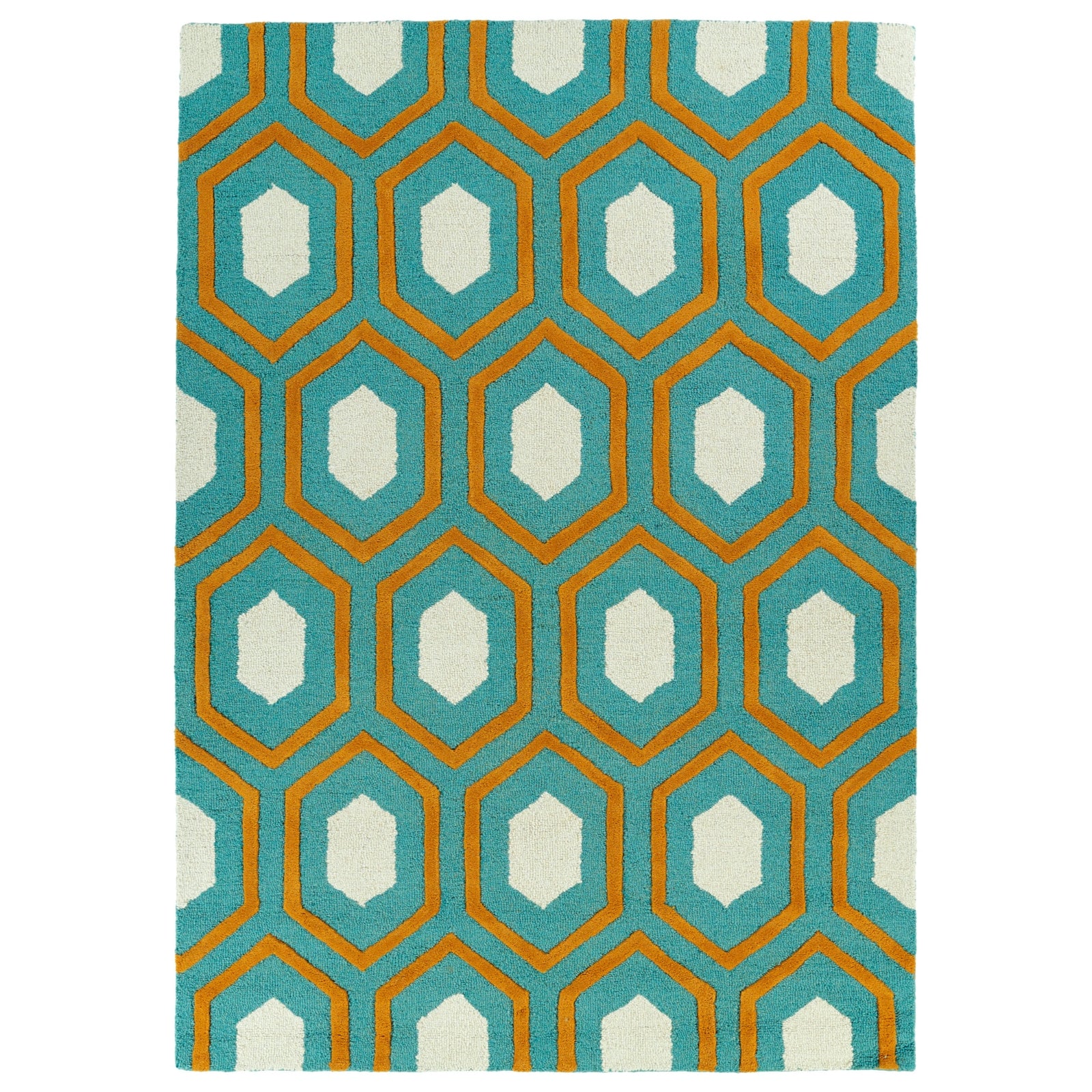 Spaces Hand Tufted Area Rug - 2' x 3', Teal, SPA03