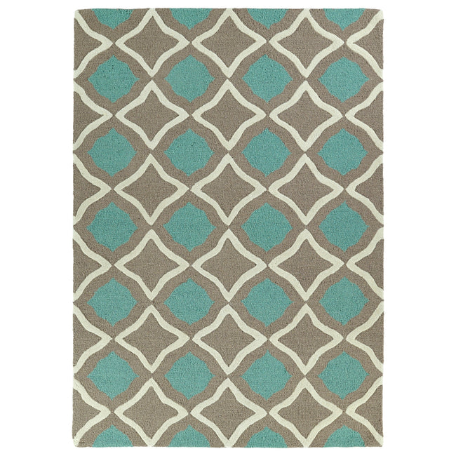 Spaces Hand Tufted Area Rug - 3' x 5', Light Brown, SPA04