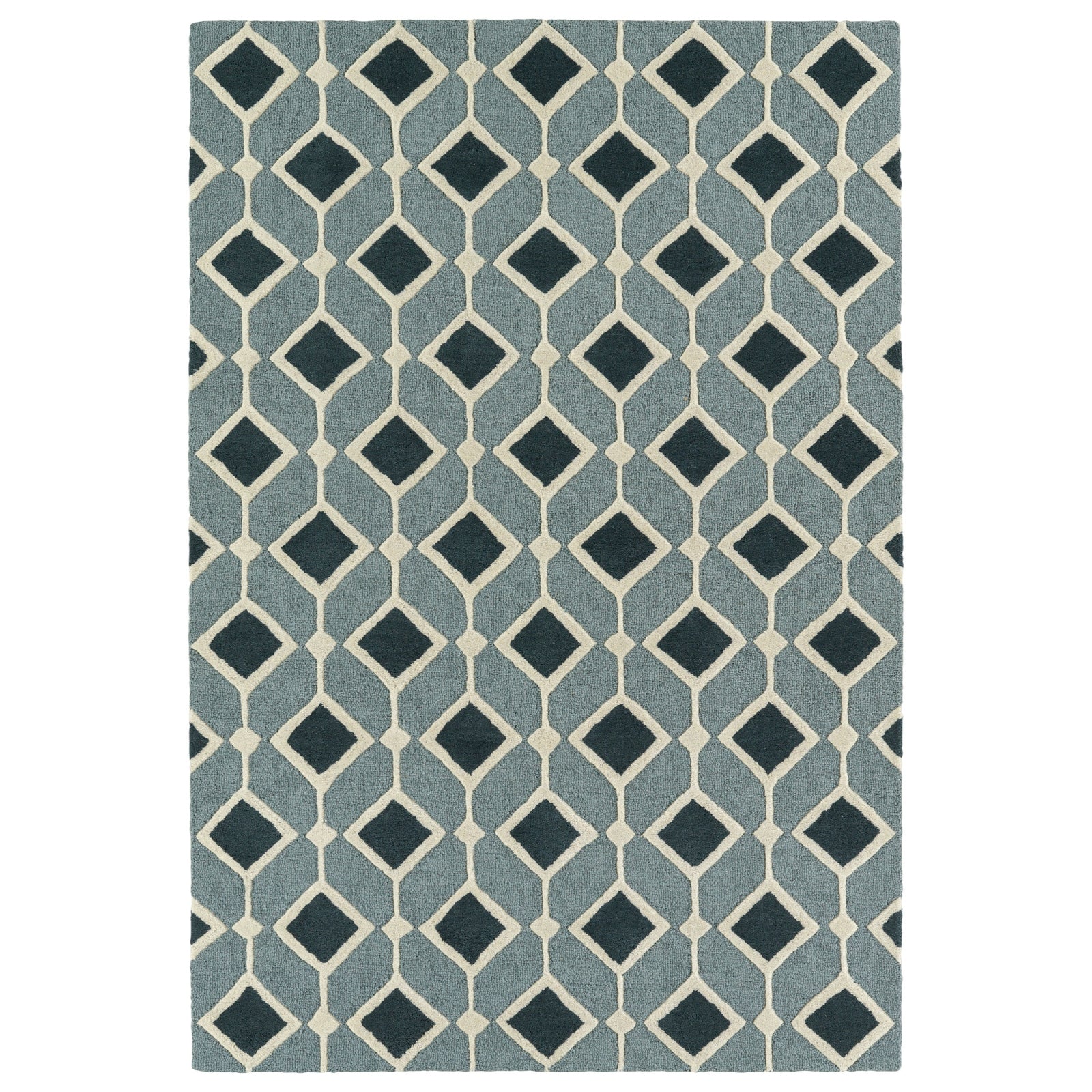 Spaces Hand Tufted Area Rug - 3' x 5', Blue, SPA05