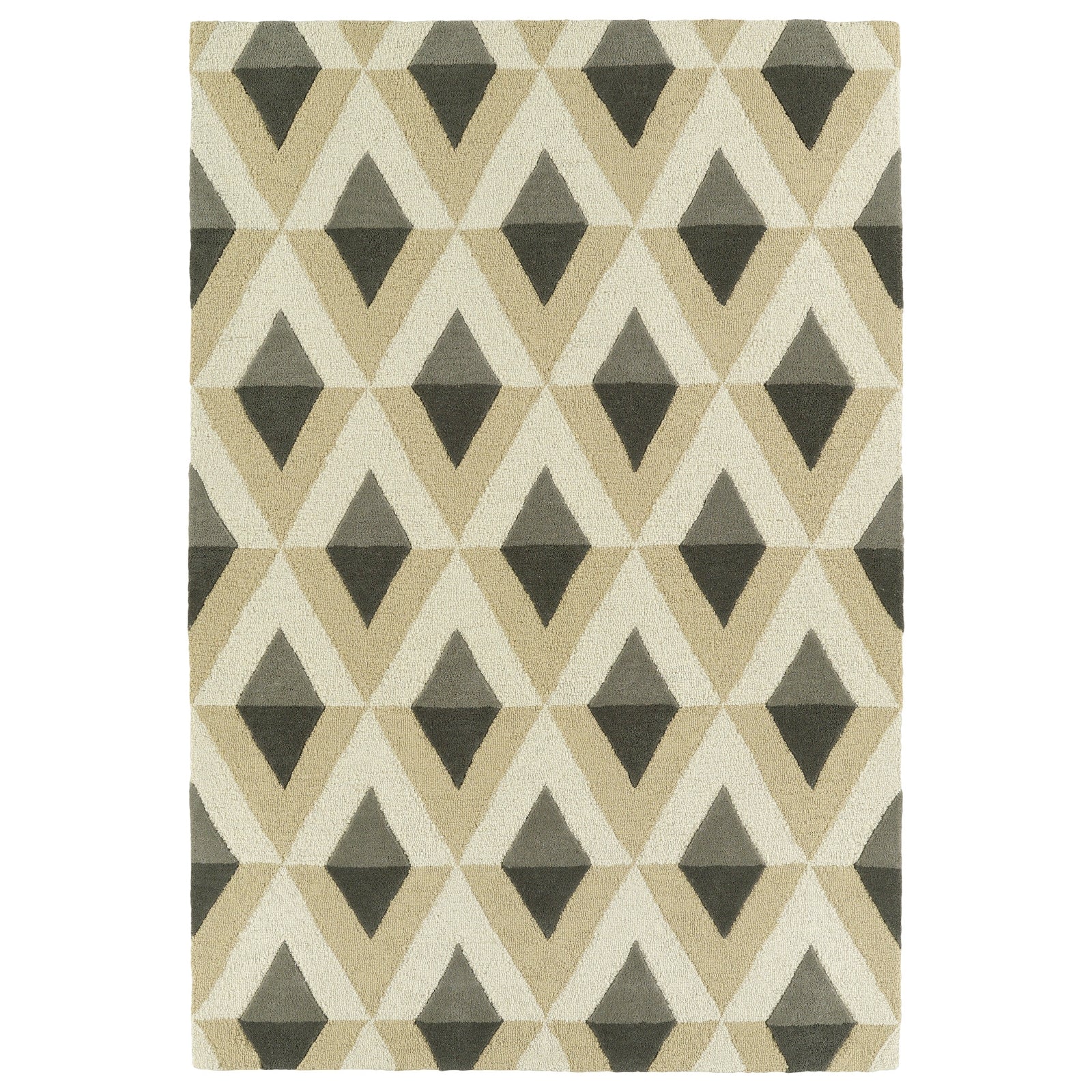 Spaces Hand Tufted Area Rug - 8' x 10', Gray, SPA06