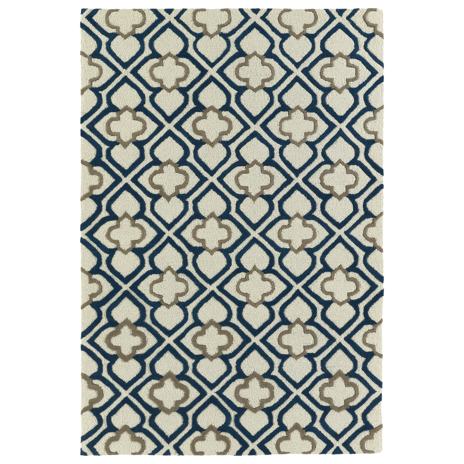 Spaces Hand Tufted Area Rug - 2' x 3', Navy, SPA07