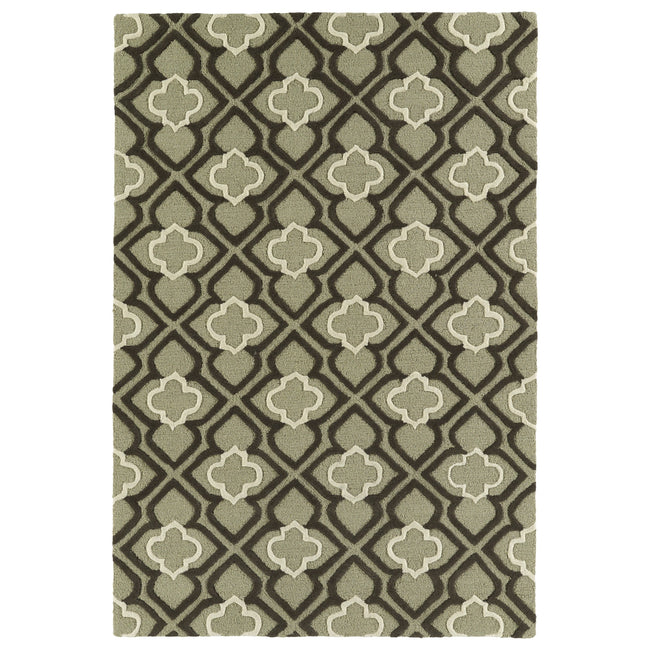 Spaces Hand Tufted Area Rug - 5' x 7', Sage, SPA07