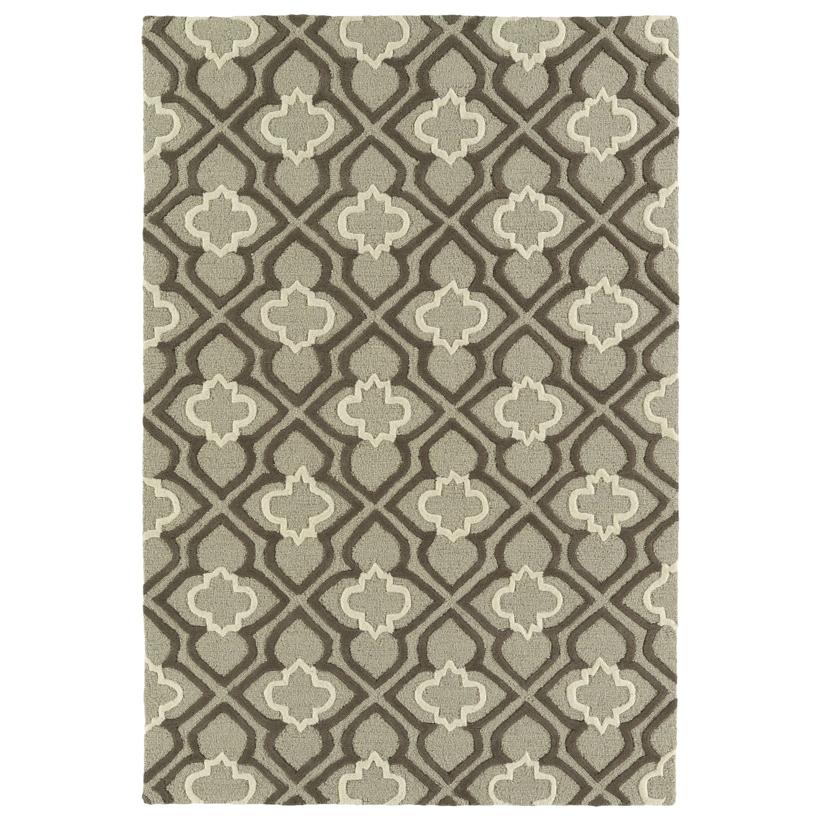 Spaces Hand Tufted Area Rug - 3' x 5', Gray, SPA07