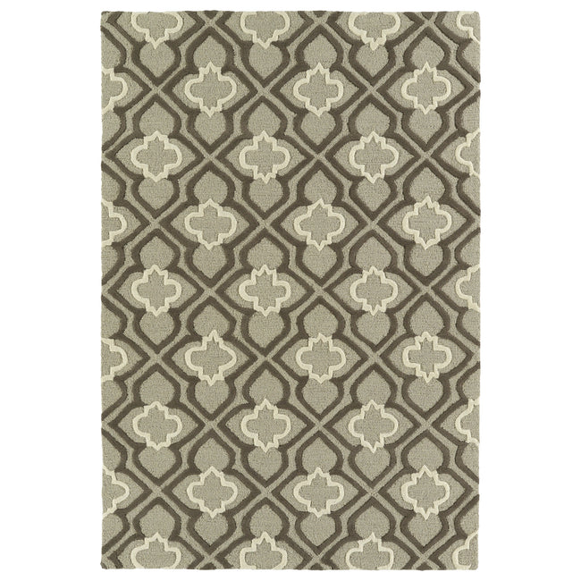 Spaces Hand Tufted Area Rug - 8' x 10', Gray, SPA07