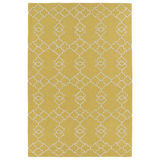 Spaces Hand Tufted Area Rug - 8' x 10', Gold, SPA08