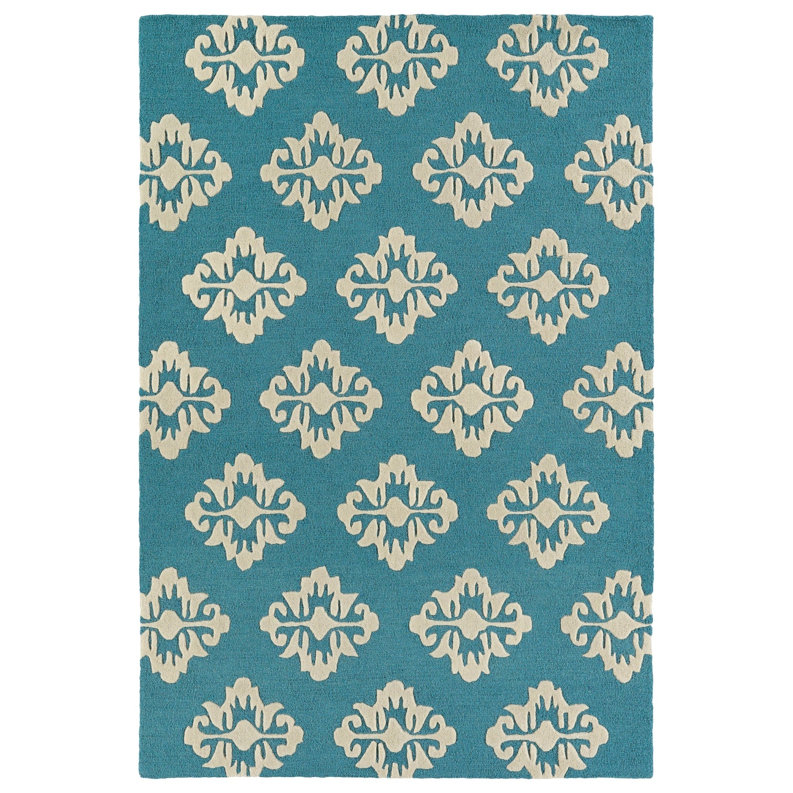 Spaces Hand Tufted Area Rug - 2' x 3', Turquoise, SPA09