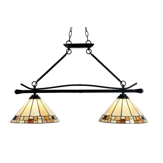 Springdale 35.50" W Sundance LED Tiffany Island Fixture