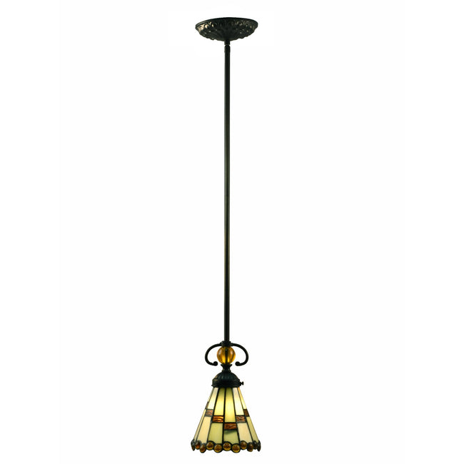 Springdale 6" W Jerome LED Tiffany Mini Pendant