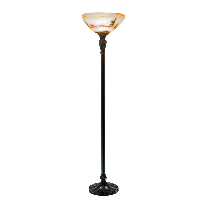 Springdale 69.5" H Sunset Hand Painted Torchiere Floor Lamp