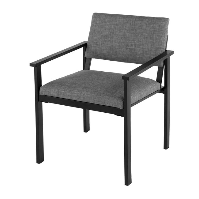 Staylon Upholstered Arm Chair - Light Gray