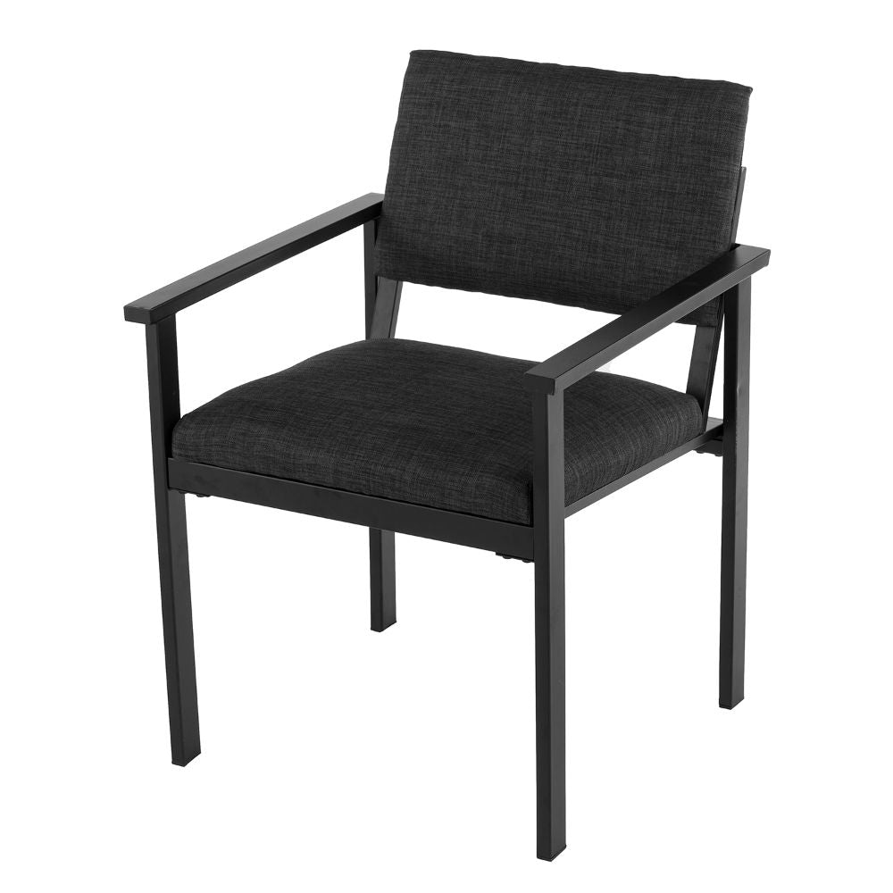 Staylon Upholstered Arm Chair - Charcoal