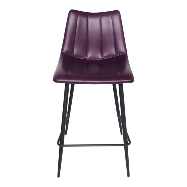 Alibi Counter Stool - Set of 2, Purple