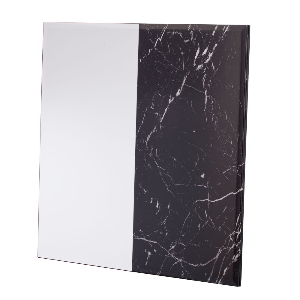 Bowers Square Decorative Miror - Black