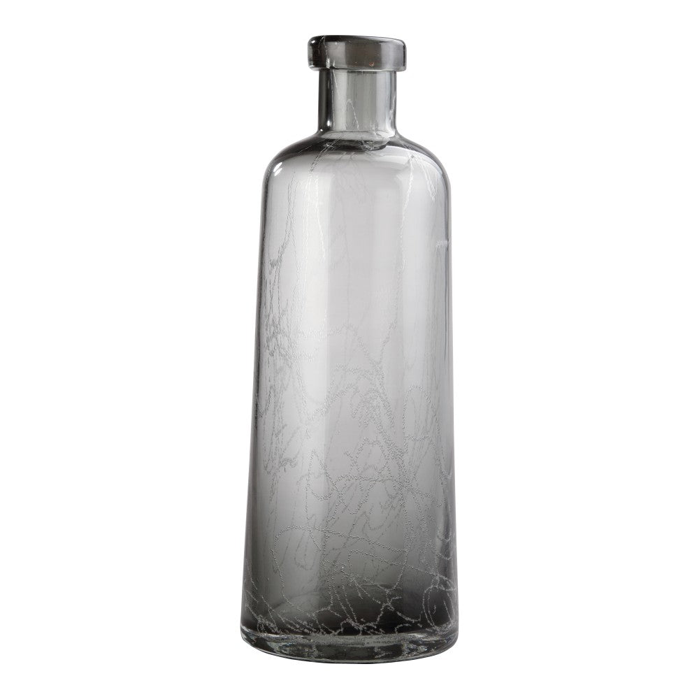 Ahab Bottle Vase Gray