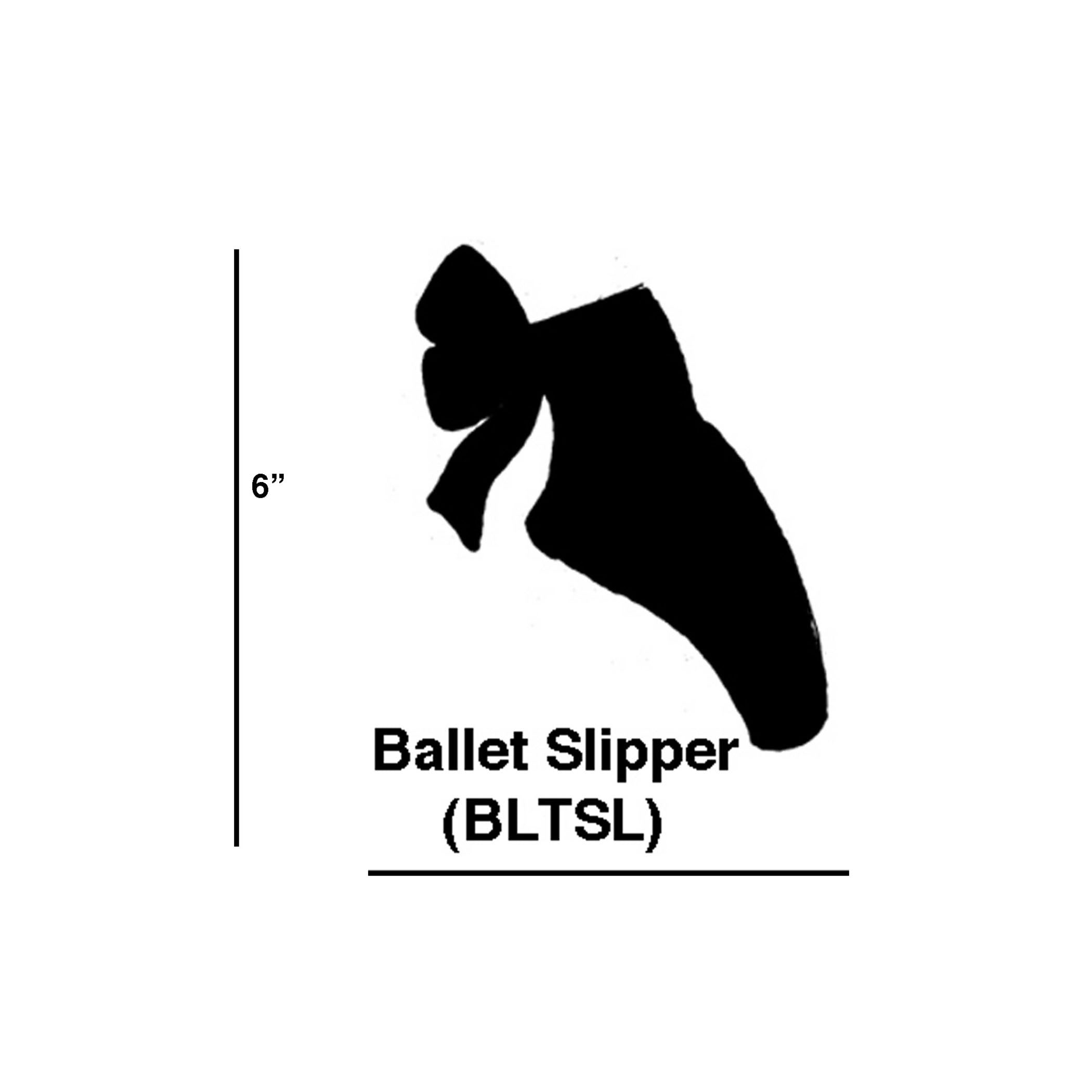 Ballet Slipper Cookie Cutters - Set of 6