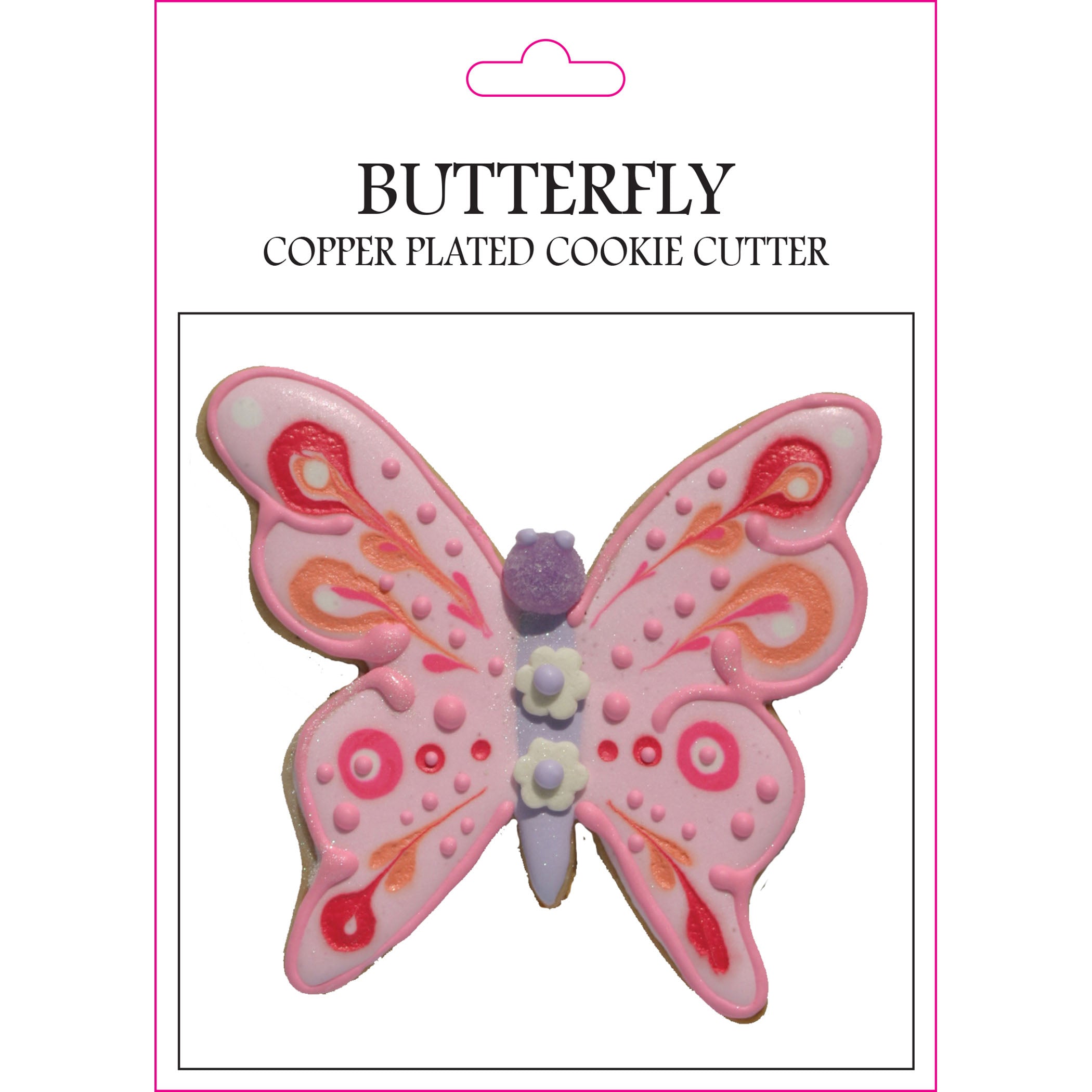 Butterfly Copper-Plated Cookie Cutters - Set of 6