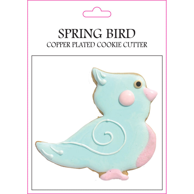 Spring Bird Copper-Plated Cookie Cutters - Set of 6