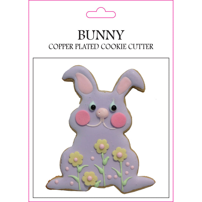 Bunny Copper-Plated Cookie Cutters - Set of 6