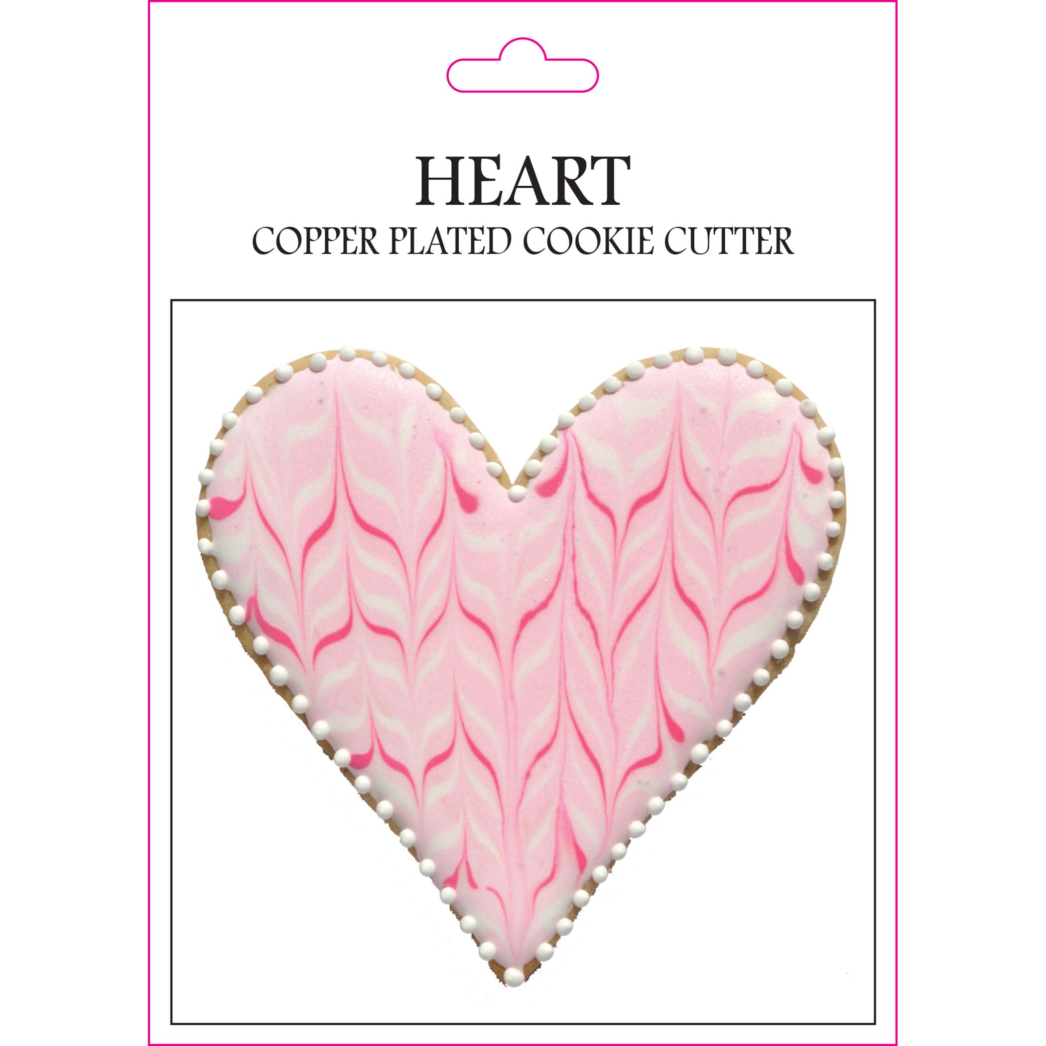 Heart Copper-Plated Cookie Cutters - Set of 6