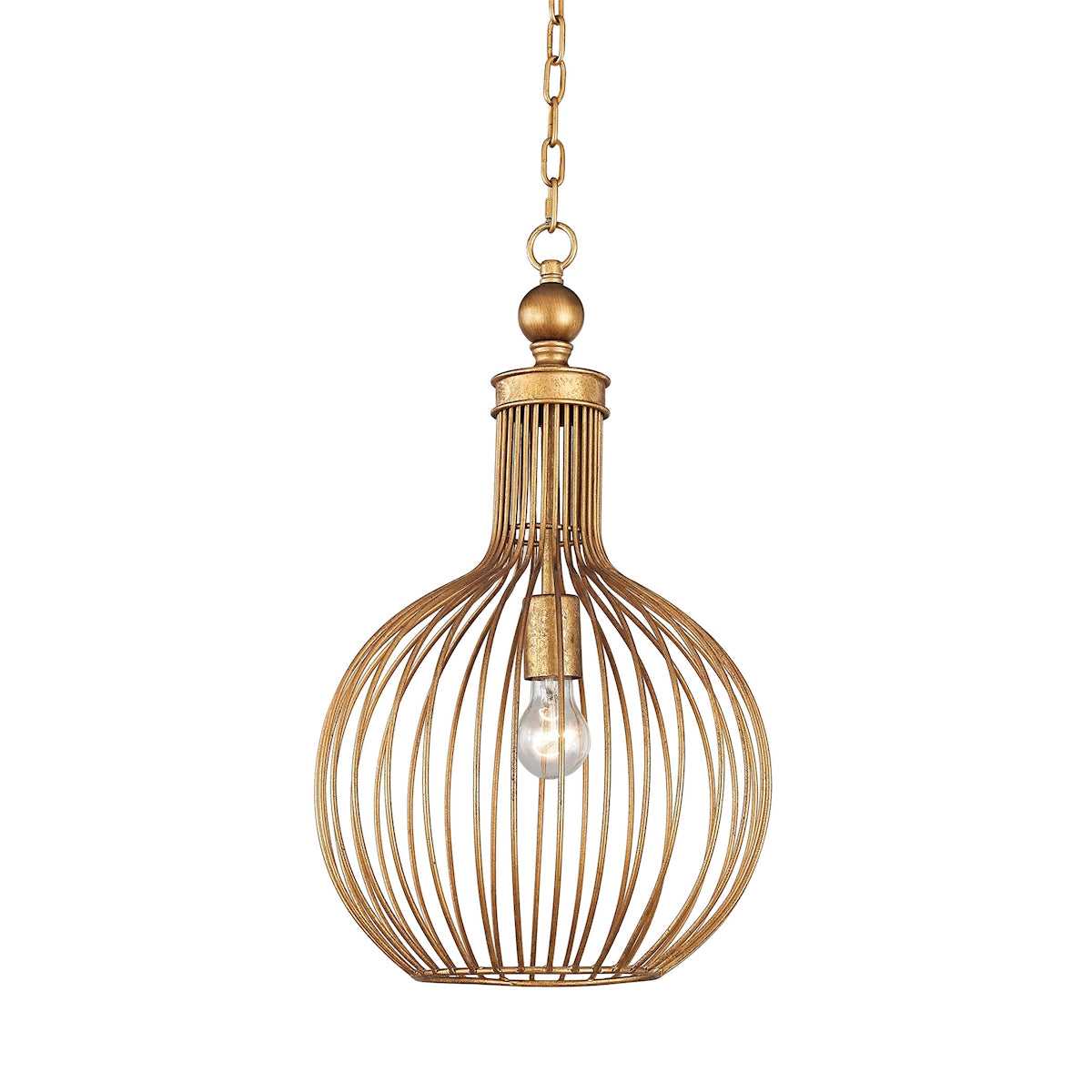 Five Cays 1-Light Pendant - Gold Leaf