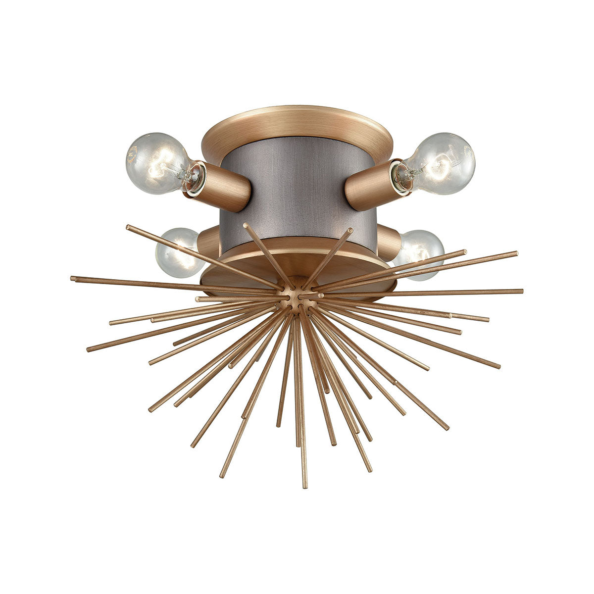 Lucy Spike 4-Light Flush Mount