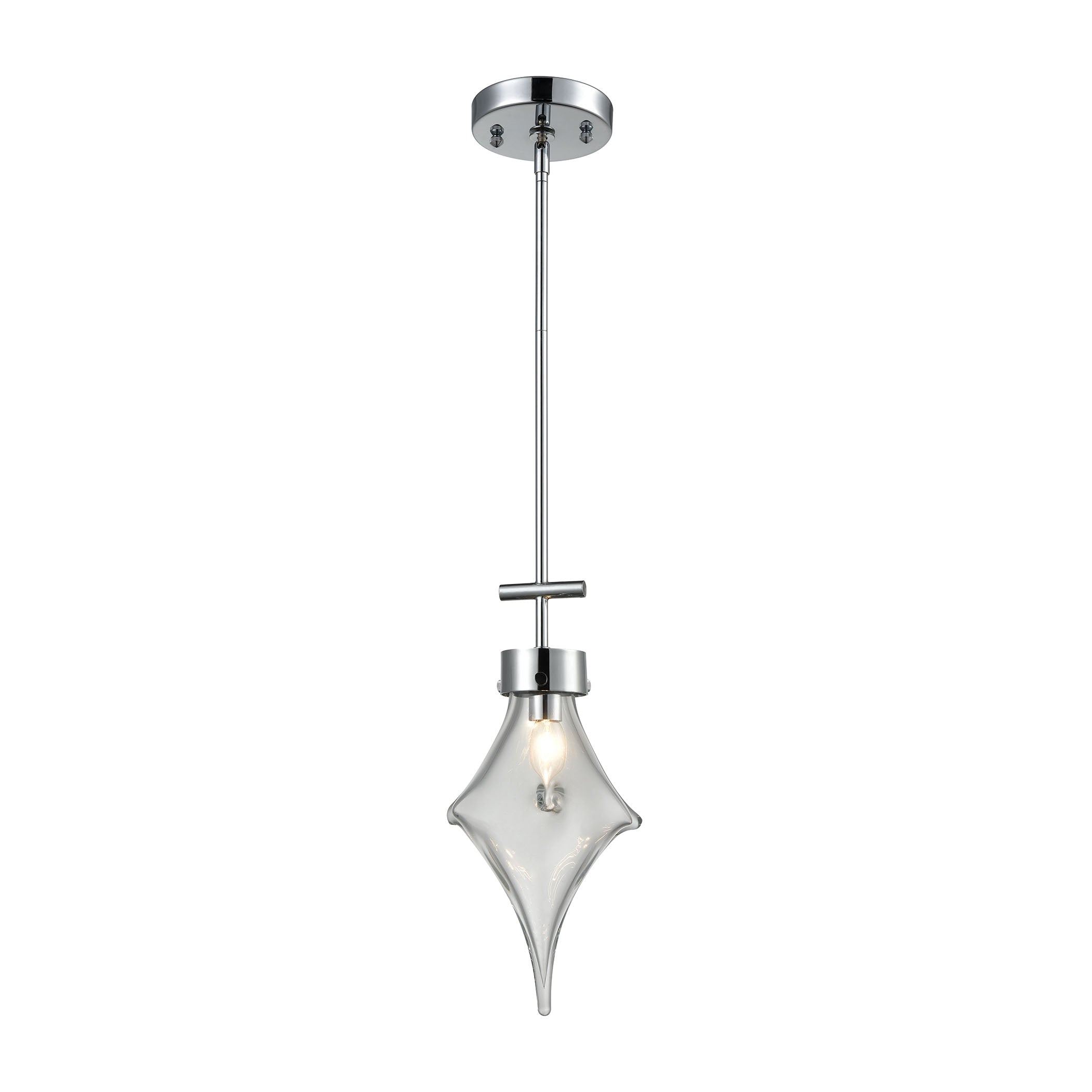 Touche 1-Light Mini Pendant - Clear