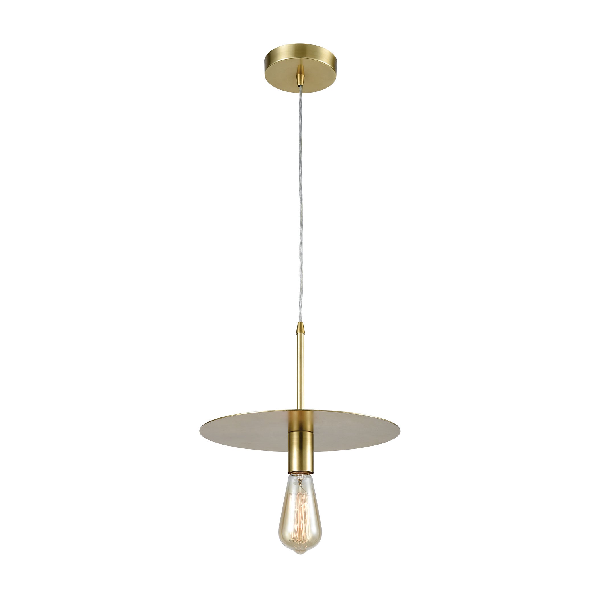 Sunscreen 1-Light Mini Pendant - New Aged Brass