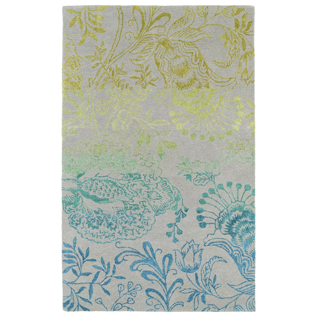 Divine Hand-Tufted Area Rug - 5' x 7'9", Breeze, DIV02