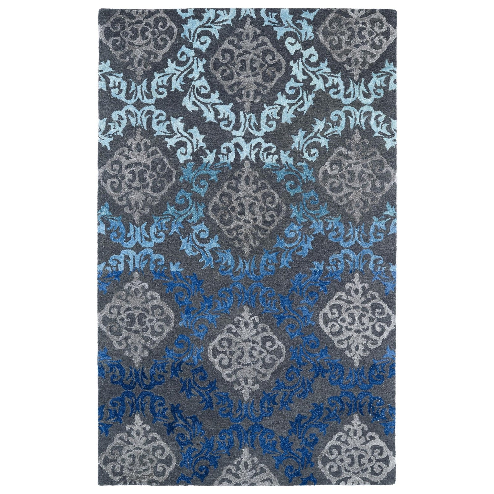 Divine Hand-Tufted Area Rug - 2' x 3', Ice, DIV04