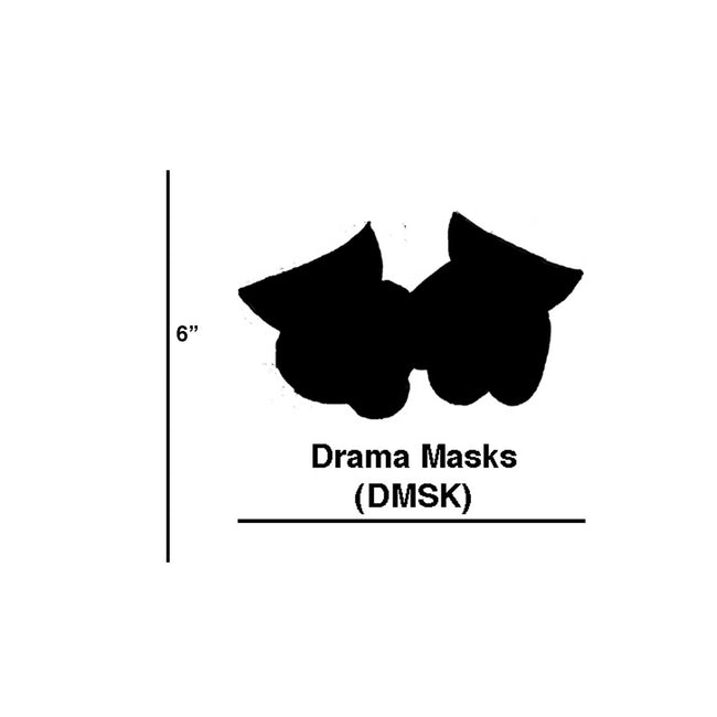 Drama Masks Cookie Cutters - Set of 6