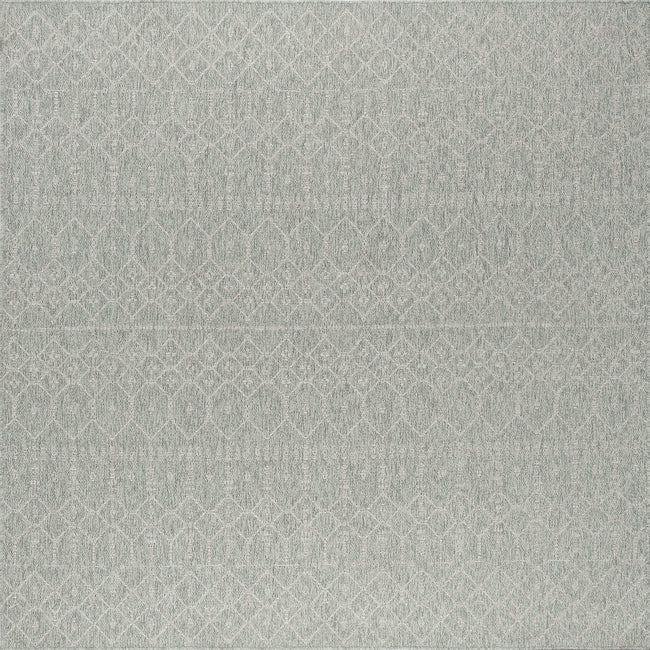 Elsa Modern Solid Gray Square Area Rug - 5'1" Square