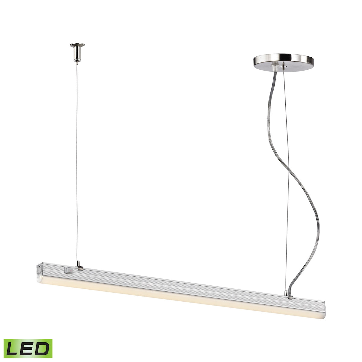 Iris Led Pendant - 10W with Aluminum Finish