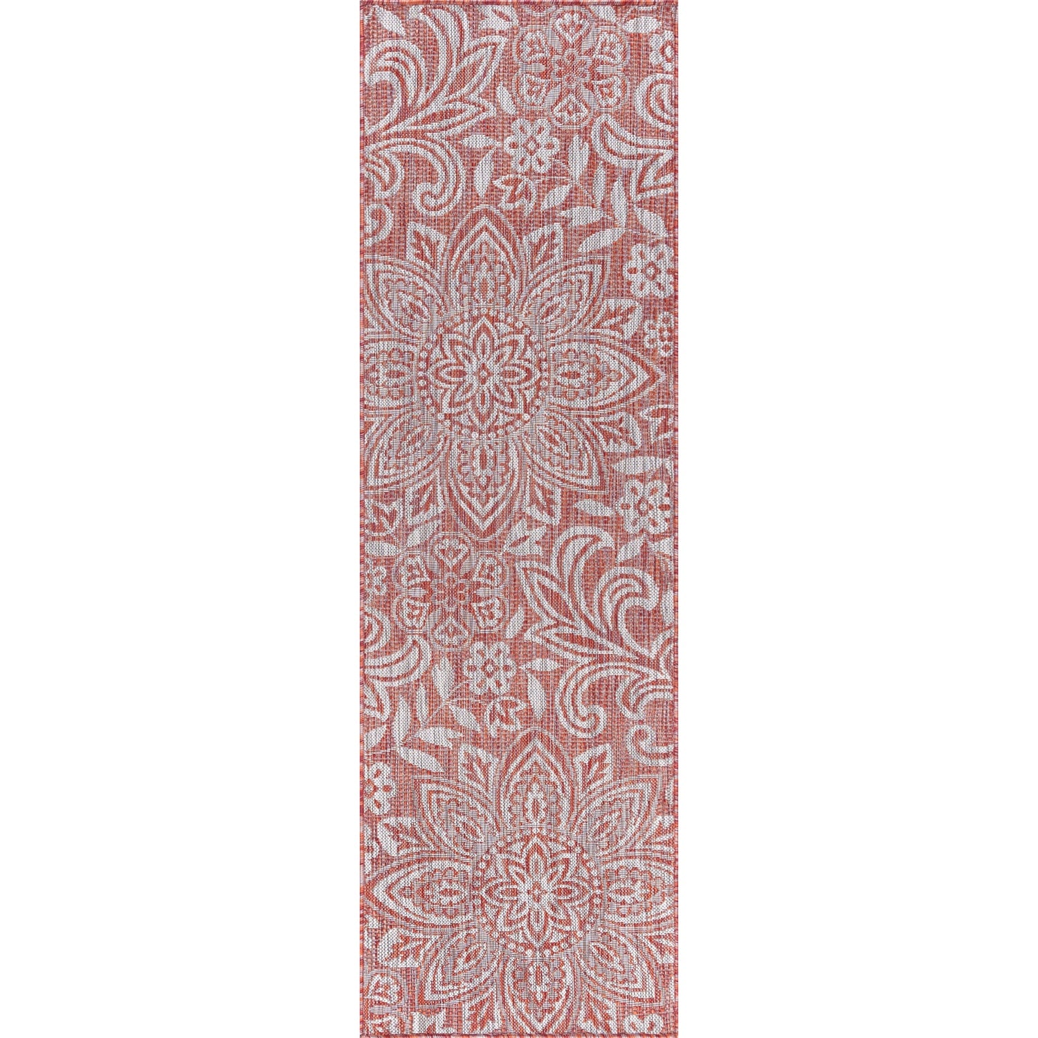 Savine Transitional Floral Terra Runner Rug  - 2'3" x 10'