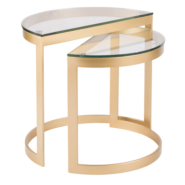 Demi Nesting Tables - Set of 2, Gold