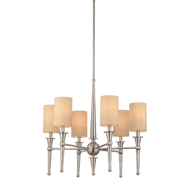 Allure 6-Light Chandelier - Brushed Nickel