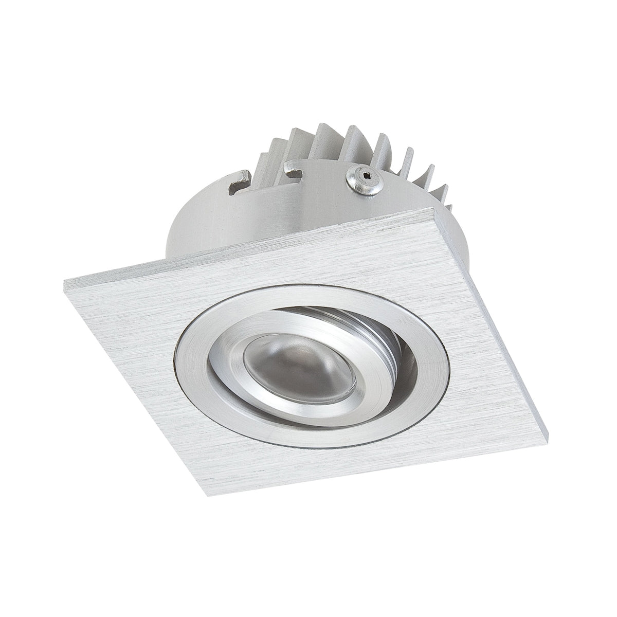Wle601C32K-0-98 -Rec Sq Directional Incl 1 Led + Driver, Clear Lens / Brushed Aluminum